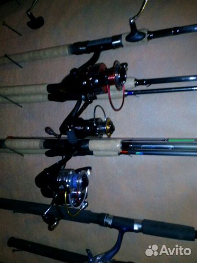 Катушки на спининг и телескопичку