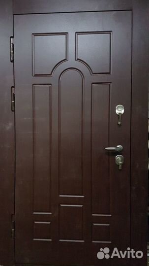 Квартирная дверь с 2 мм листом стали +панель мдф
