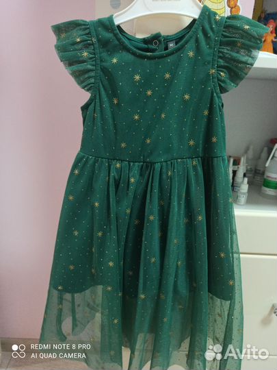 Платье для девочки 92