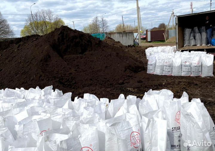 Земля чернозем в мешках