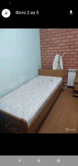 Комната 50 м² в 1-к., 2/2 эт.