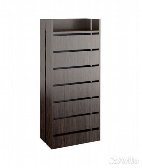 Высокая обувница на 3 ящика Венге