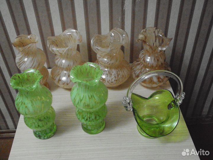 Вазы для цветов цветное сульфидное стекло cccр