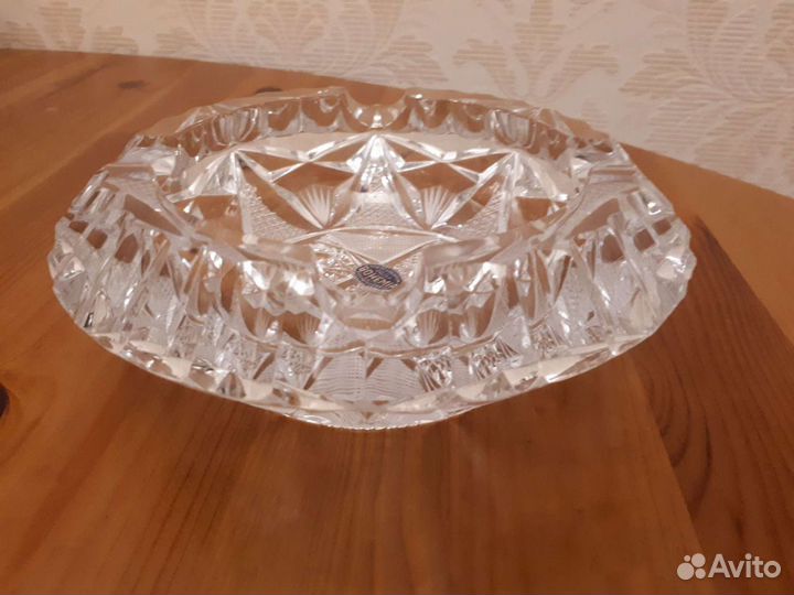 Пепельница хрустальная, Bohemia