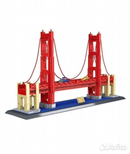 Конструктор новый Мост Золотые ворота Wange 1977