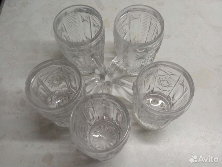Посуда СССР Бокалы хрусталь