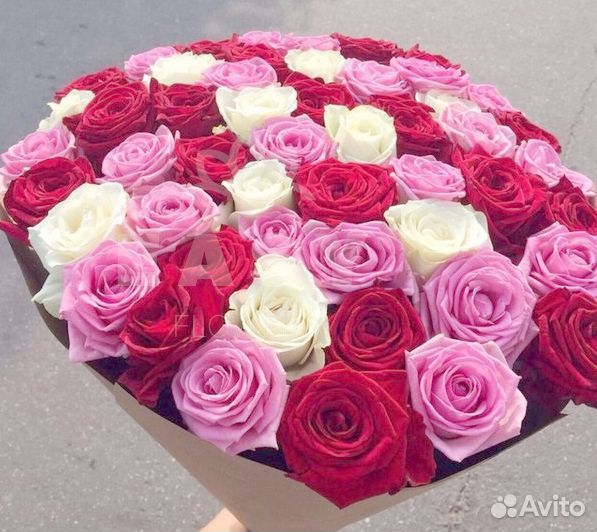 101 Роза Букеты, цветы Розы