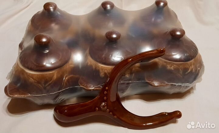 Горшки для запекания керамические с ухватом