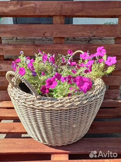 Кашпо вазоны из искусственного ротанга