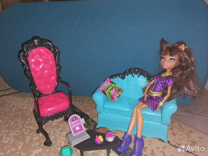 Куклы monster high клодин вульф коффин бин