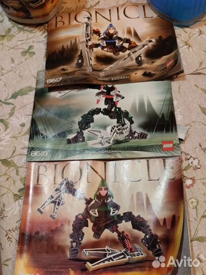 Bionicle 8614 8616 8617