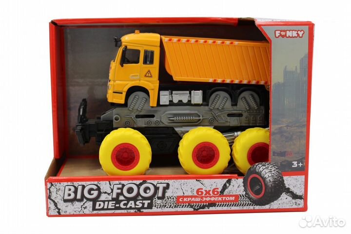 Строительная техника с краш-эфф., кабина die-cast