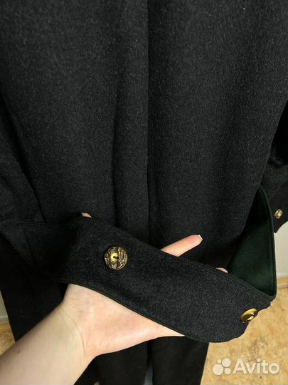 Двубортное баварское пальто шерсть