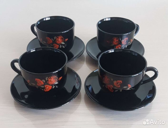 Сервиз чайная пара марганцевое стекло