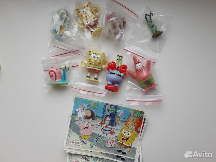 Киндер сюрпириз Спандж Боб Сквеа Пэнтс