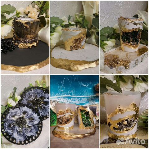 Свечи, подсвечники, подарочный набор