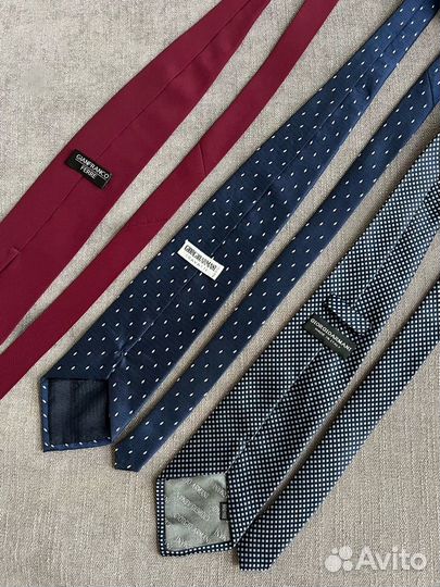 Мужской галстук шелк Armani Ferre новые