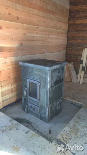 Печь-камин натуральный камень Elli/2