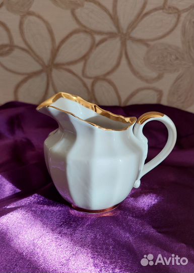 Чайный сервиз Золотая лента Вербилки СССР