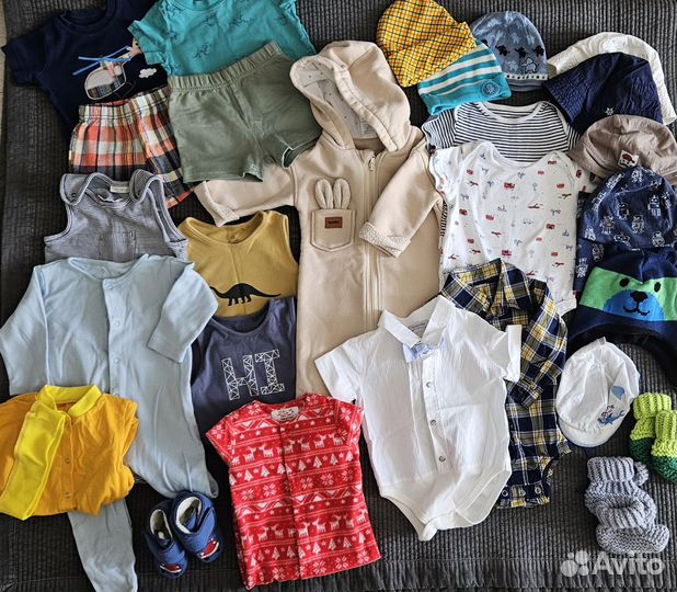 Детские вещи пакетом для мальчика 3-12 месяцев