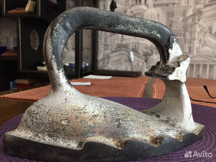 Утюг Рыба Кит. Утюг Касимов угольный