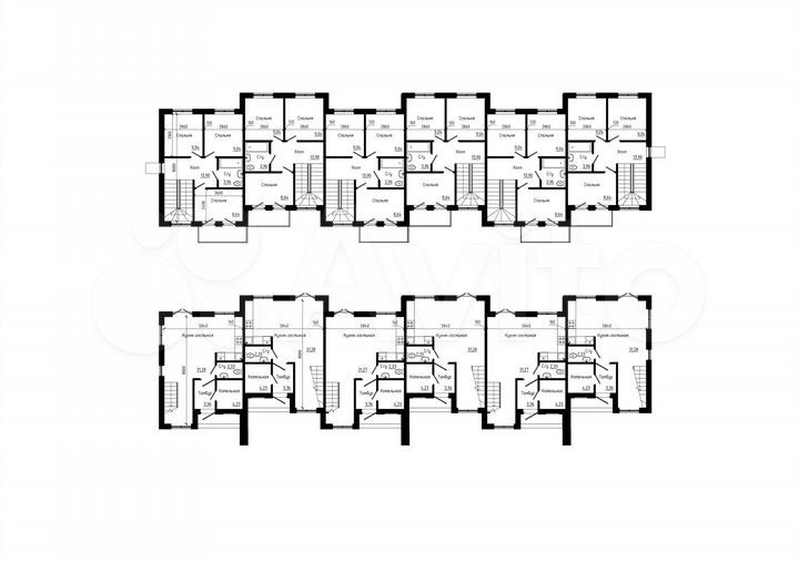 Таунхаус 85,1 м² на участке 2 сот.