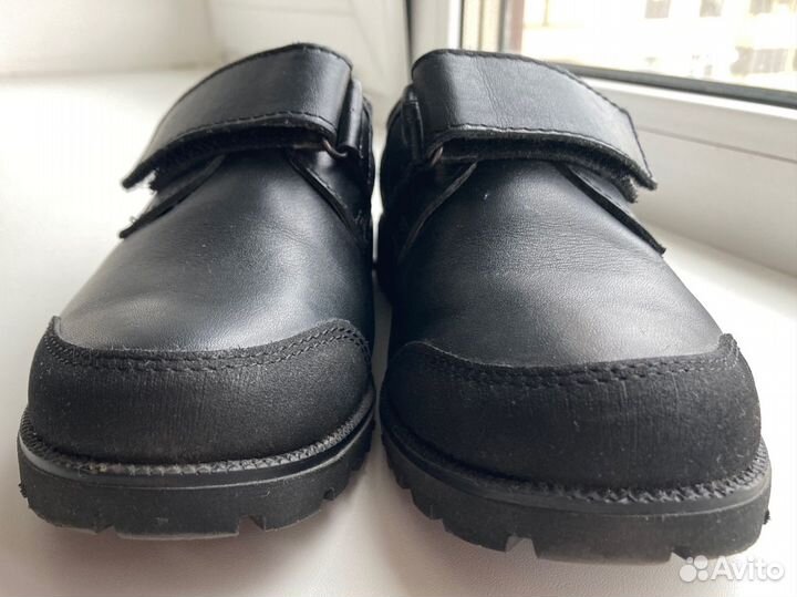 Детские ботинки черные 30р котофей школьные нат к
