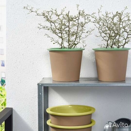 Кашпо/горшок икеа бергамотт IKEA bergamott