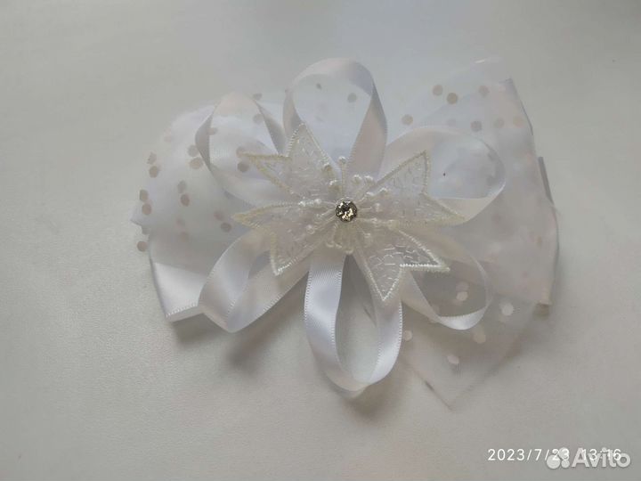 Заколка бантик для волос 2шт