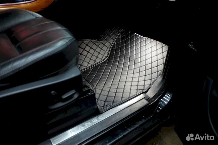 3D коврики из экокожи Land Rover