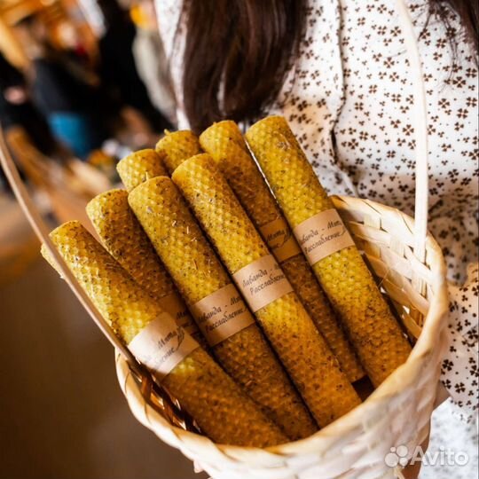 Свечи с травами, Свечи ручной работы