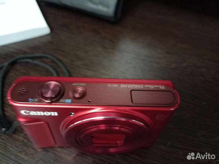 Фотоаппарат Canon PowerShot SX620 HS, красный