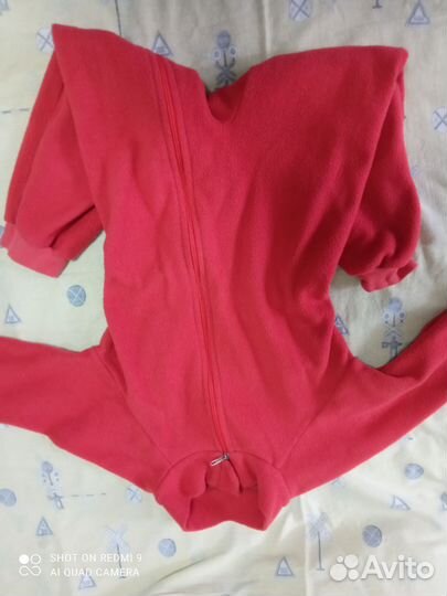 Флисовый комбинезон