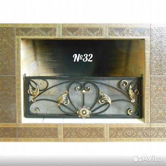 Кованый декор для камина №32