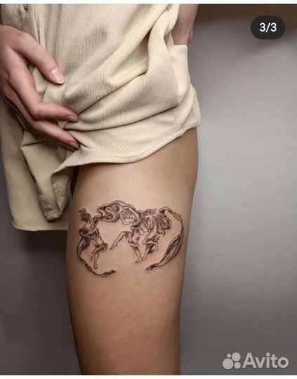 Тату/татуировка/тату-мастер/микрореализм/дотворк