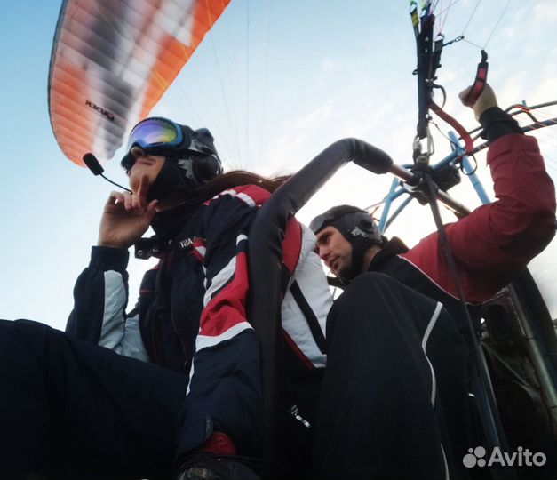 Полет на параплане с инструктором