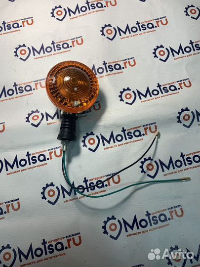 Указатель поворота (BF-19) сфера (круглый, хром, п