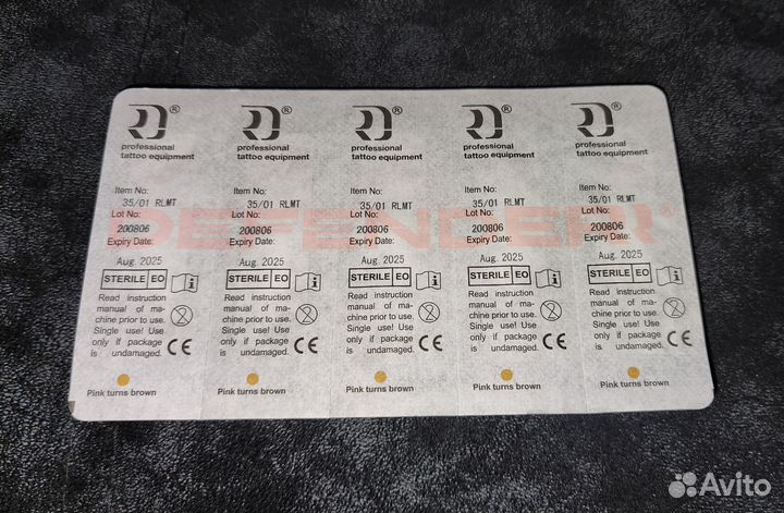 Картриджи defender 35/01rlmt (50шт) для перманента