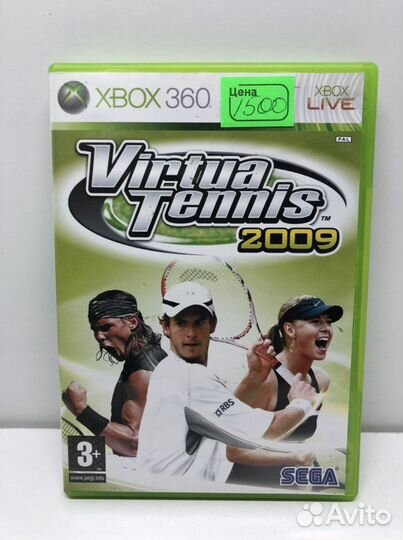Диск Virtua tennis 2009 для Xbox 360
