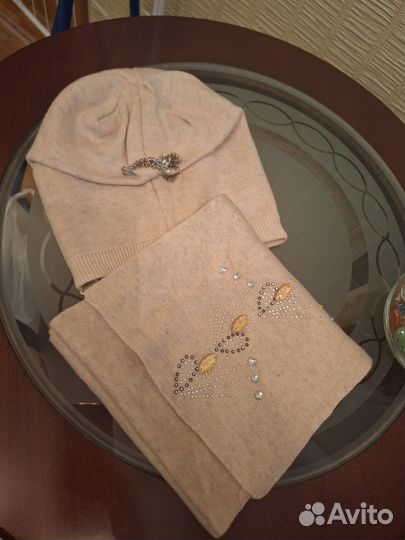 Комплект шапка и шарф