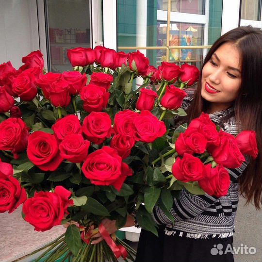 Цветы розы букет