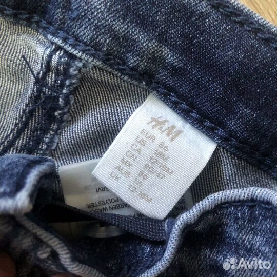 Рубашка и джинсы H&M 86