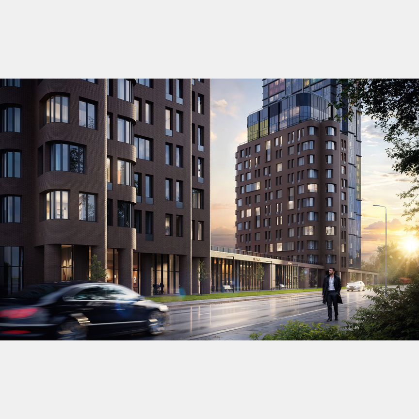 2-к. квартира, 54,4 м², 25/43 эт.