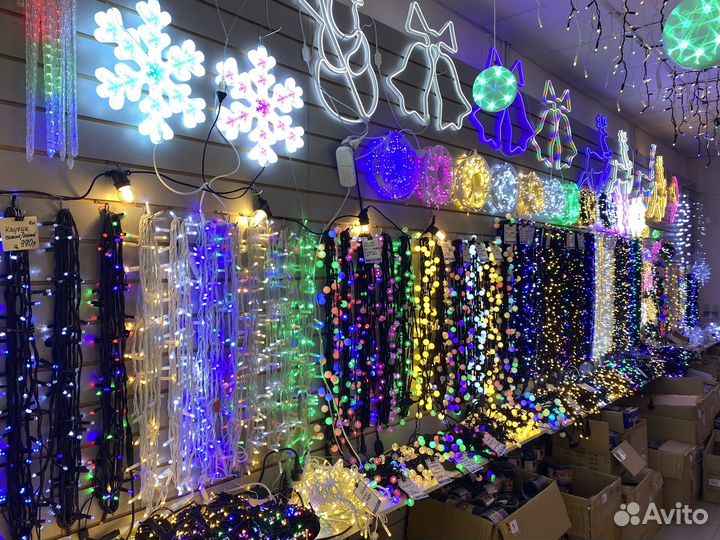 Гирлянды Уличные оптом и в розницу
