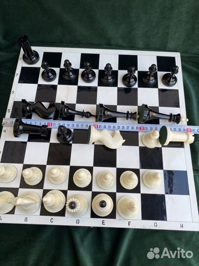 Шахматы СССР №35 карболитовые и деревянные