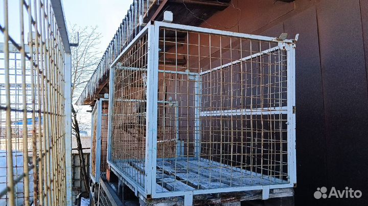 Контейнер металлический сетчатый