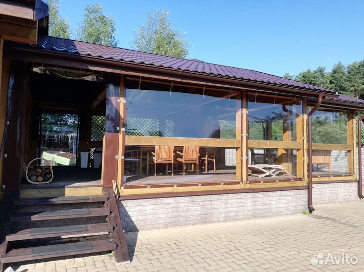 Мягкие окна для беседки, веранды