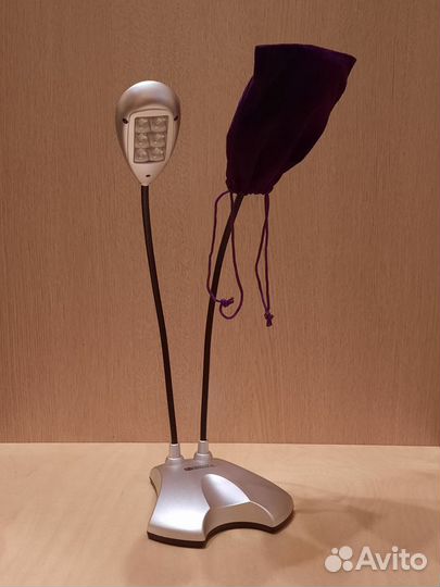 Лампа настольная, светодиодная с лупой