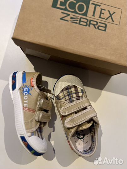 Кеды Zebra ecotex новые 22р 25р 27р 28р