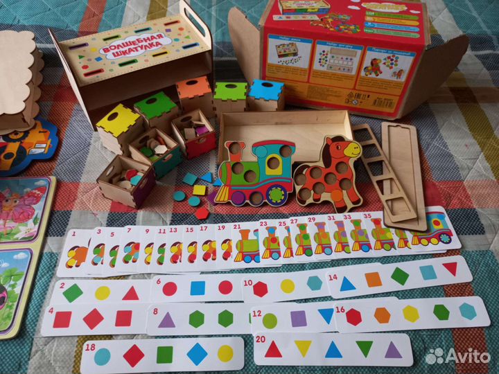 Развивающие деревянные игрушки